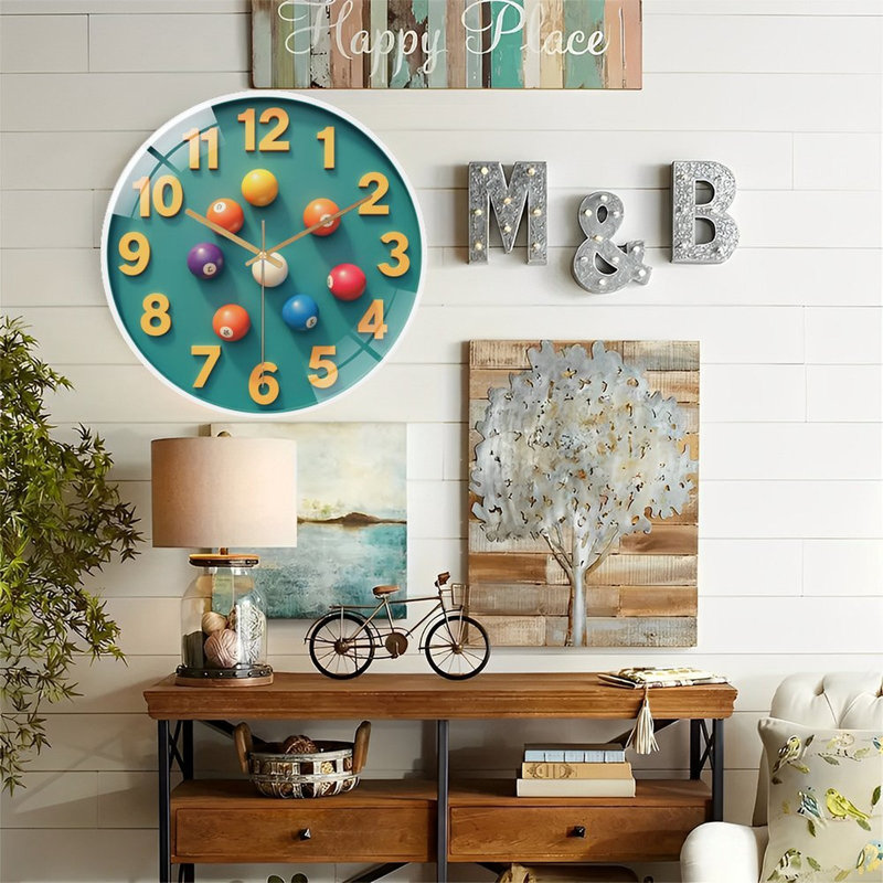 Horloge murale 12 po
