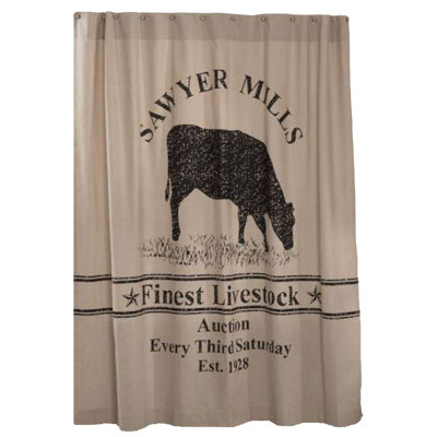 Jacqueline Cotton Shower Curtain