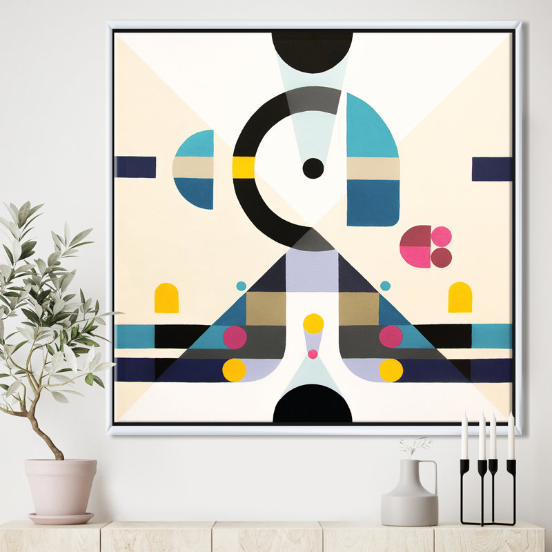 «Open Minded», reproduction sur toile, H 30 po x l 30 po x P 1 po, Toile encadrée flottée blanche