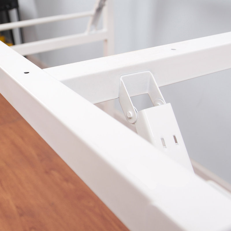 Bureau rectangulaire Rodas, Blanc / blanc, H 29,5 po x l 63 po x P 23,6 po