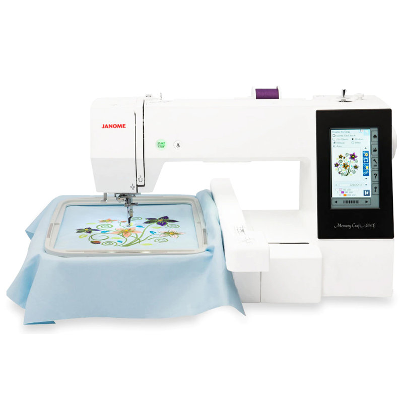 Janome Memory Craft 500e Embroidery Machine