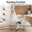 Chaise de bureau ergonomique, chaise de bureau avec appui-tête, chaise d'ordinateur à haut dossier avec accoudoirs et support lombaire réglable pour la salle d'étude de bureau à domicile