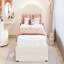 Lit plateforme tapissier avec tiroir Teddy
