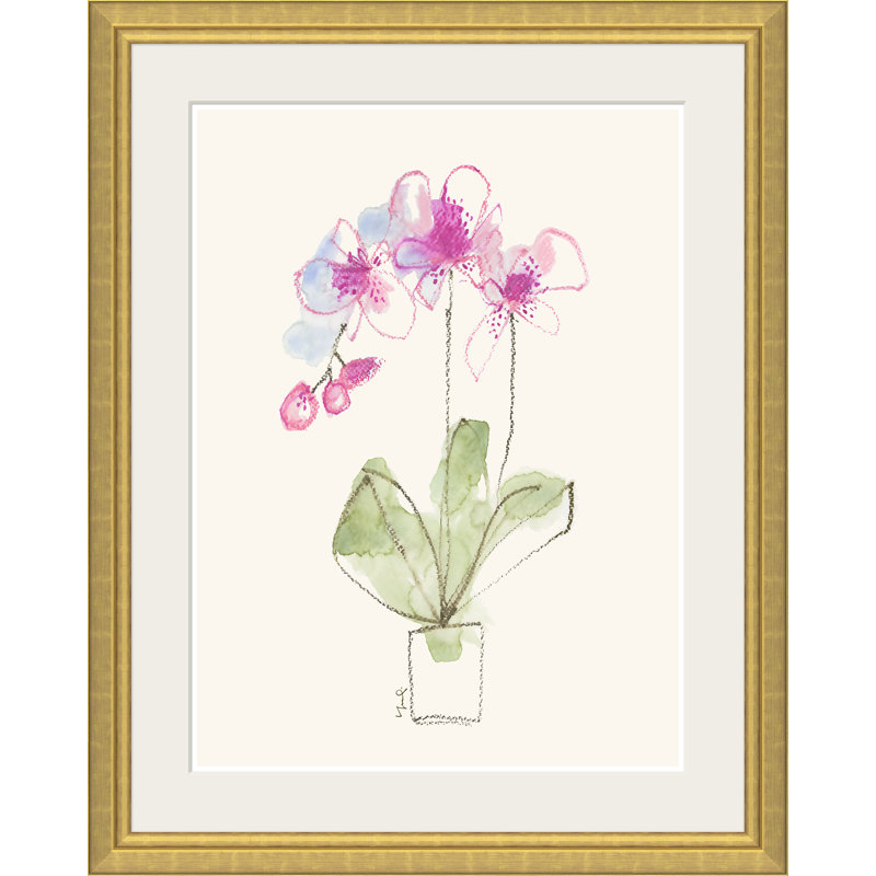 Potted Orchids Painting by Yuki Osada