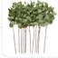 Polyester grand feuillage artificiel tige d'eucalyptus-1192923622