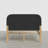 Mid-Century Modern Solid Wood Boucle Upholstered Headboard Bed Frame With USB & Type-C Port-123609751-123609753