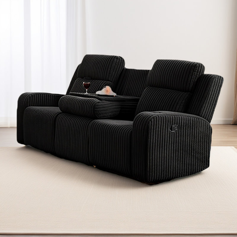 Fauteuils inclinables en velours côtelé de qualité supérieure, canapé pour haut-parleurs de musique moderne, confort de salon