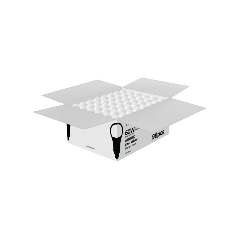 VIRIPRO 8 W A19 GU24/Twist and Lock LED Bulb, 4000K