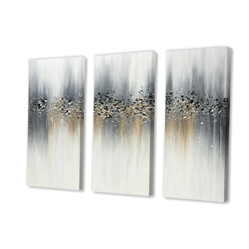 Corel - Ensemble de reproductions d'art sur toile abstraites, H 28 po x l 36 po x P 1 po