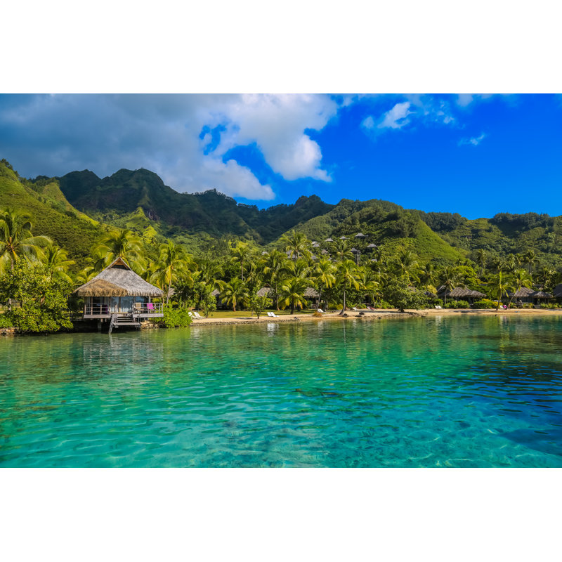 Moorea, French Polynesia par Guimesquita - photographie sur toile tendue, H 32 po x l 48 po