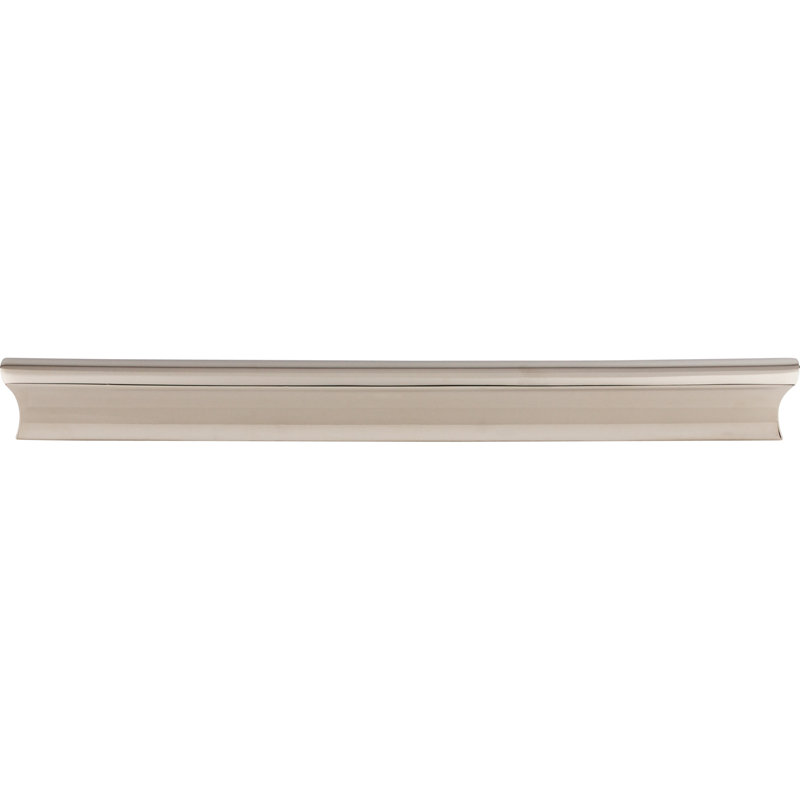 Glacier Finger pull, Polished Nickel, 8" Center to Center