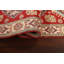 Tapis de couloir rouge / beige en laine noué à la main 2 pi 8 po x 9 pi 9 po