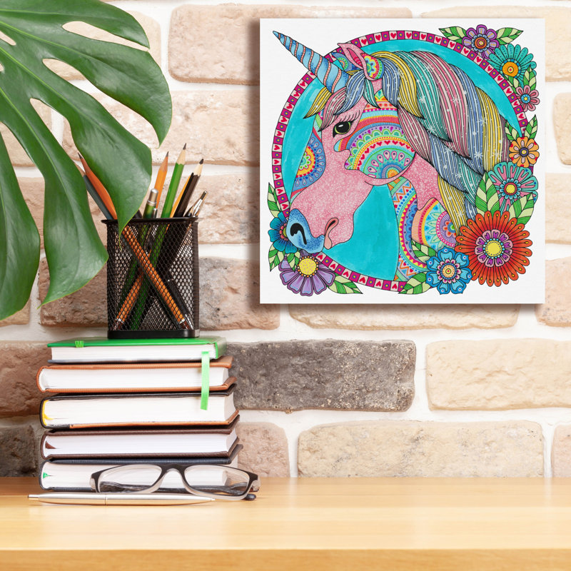 «I Believe 23» par Hello Angel, art mural sur toile, H 12 po x l 12 po x P 0,75 po