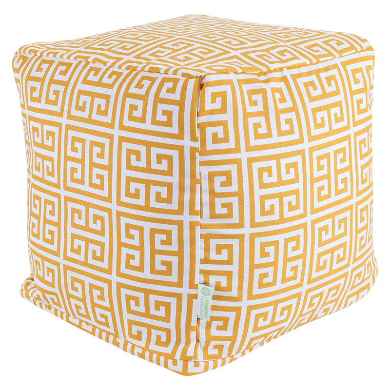 Aleyla Outdoor Ottoman, Citrus