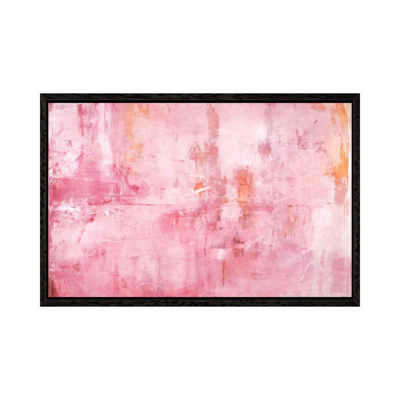 Pink Mirrors by Michelle Oppenheimer - Gallery-Wrapped Canvas Giclée on Canvas, 66.04 cm H x 45.72 cm W, Black Framed