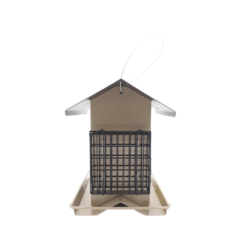 Metal Hanging Hopper Bird Feeder