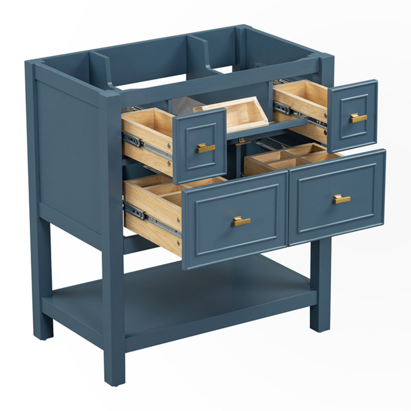 Armoire décorative, Bleu