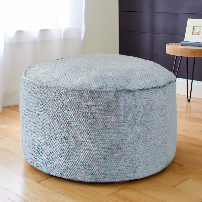 Calleigh Upholstered Pouf, Sutherland Monument 100% Polyester