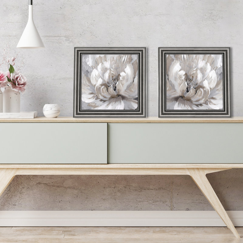 "Burst of Spring II" par Nan-ensemble de 2 reproductions d’art encadrées sur papier