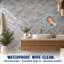 Panneau mural 3D en polystyrène imitation pierre Falkirk Uffcott V 19,7 po x 39,4 po, couleur anthracite et gris (paquet de 8)-138126359