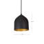 Luminaire suspendu simple à 1 lumière Helena-116828497