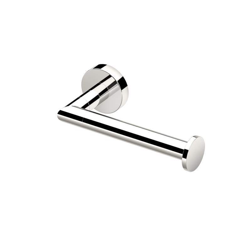 Porte-papier hygiénique mural Glam de style européen | Poteau simple, Nickel poli