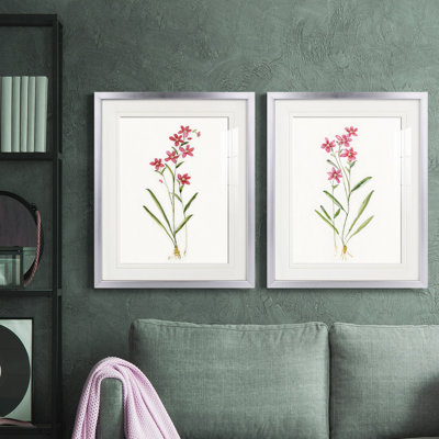 " Delicate Pink I " 2 - Pieces