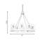 Clemons 8 -Bulb 27.63" H Outdoor Chandelier