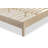 Cloey UPHOLSTERED KING BED IVORY BOUCLE SMOKE OAK-124539767-124539765