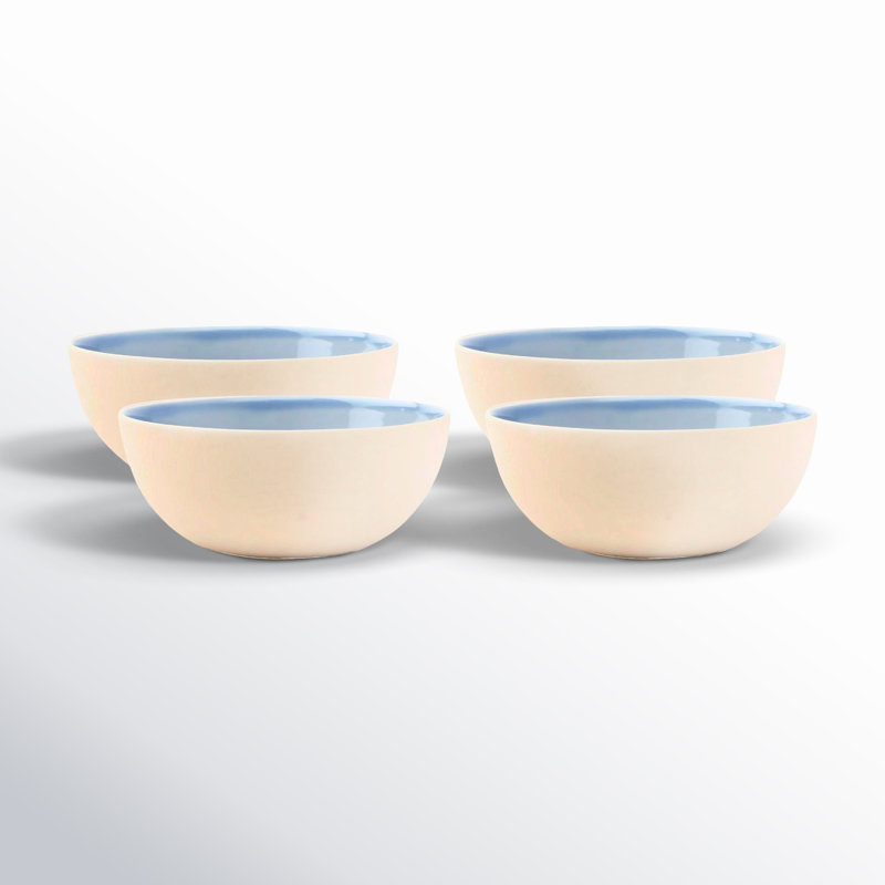Gabi Shell Bisque Small Bowl, Blue