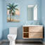 «Plants & Flowers Palm Trees Beach Ocean Sunset Sky», reproduction d'art sur toile-394280563