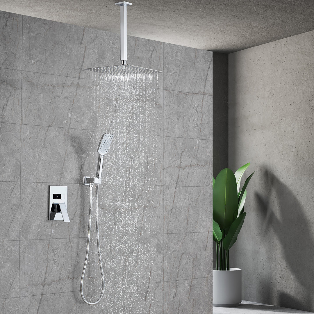 Complete Shower System with Rough-in Valve Rainlex