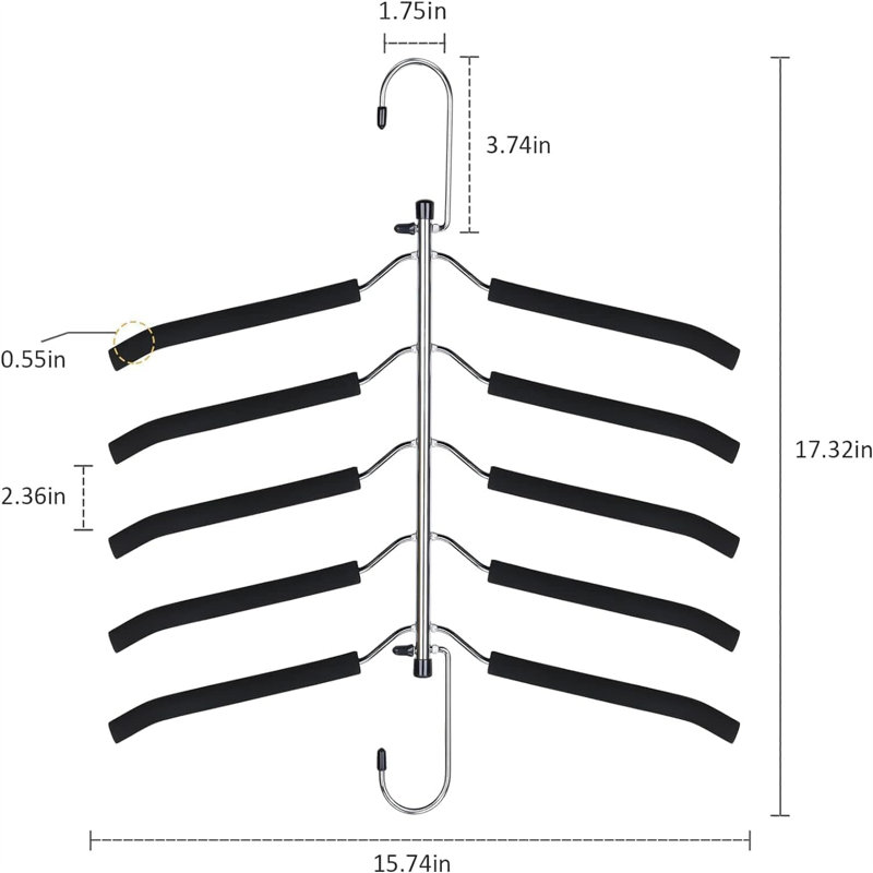 Cintre pour accessoires en métal Ommo