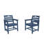 Ensemble de 2 chaises de patio en PEHD avec accoudoirs-1052883002