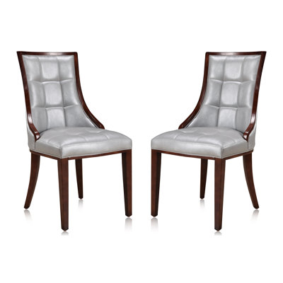 Chaise d'appoint capitonnée