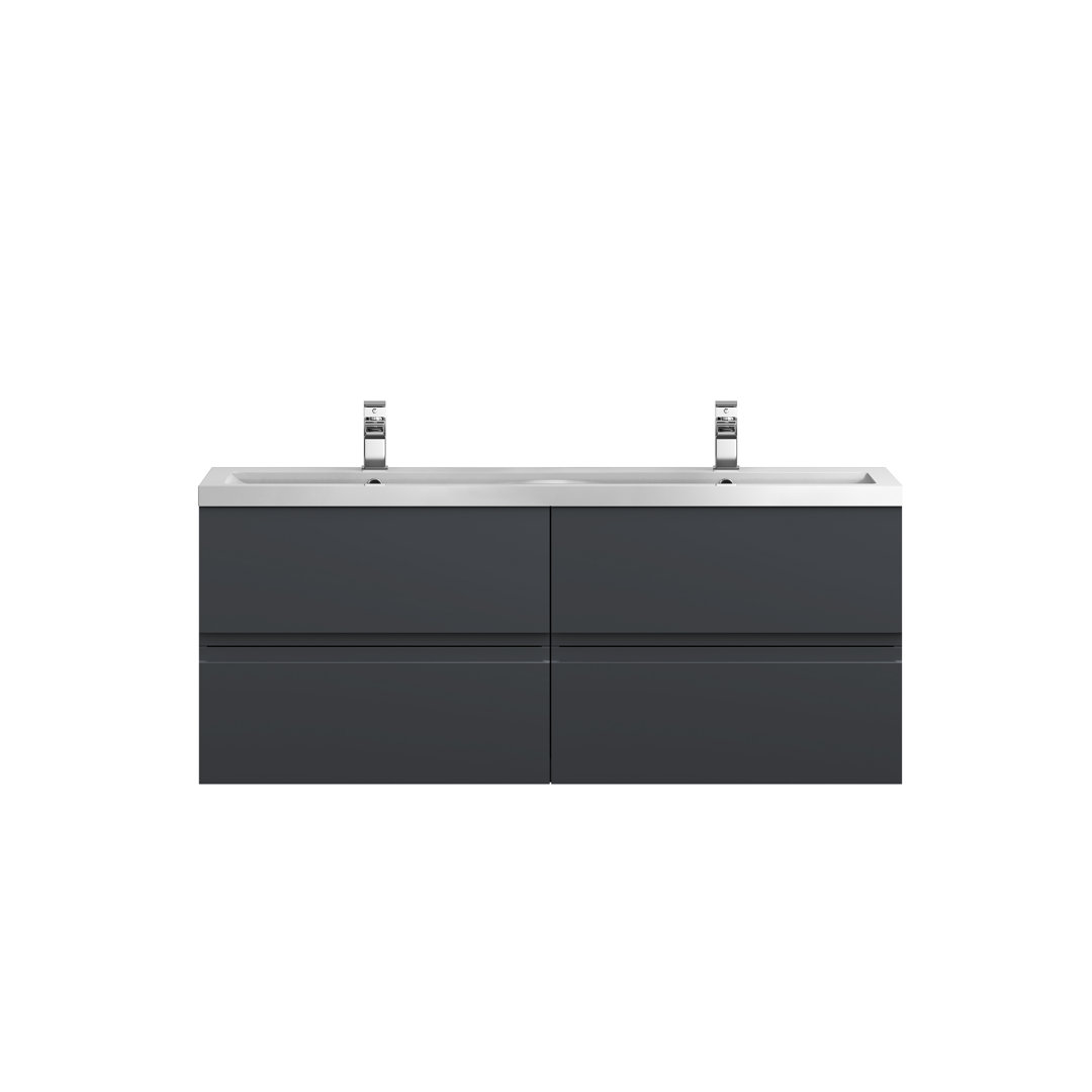 Urban 1205mm Wall Hung Double Vanity Unit