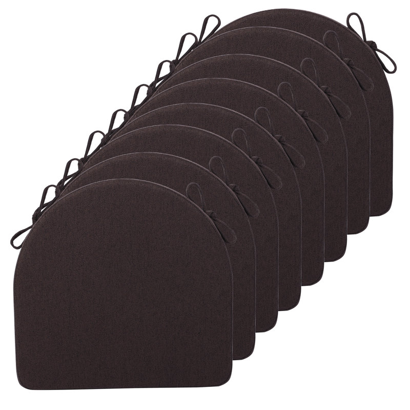 Coussin de siège d'intérieur 1,5 po, Brun foncé
