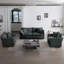 Ensemble de canapé 3 pièces avec coussins et coussins décoratifs, ensemble de canapé comprenant 2 fauteuils et un canapé à 2 places, ensemble de canapé décontracté peu encombrant pour le salon, chenille grise-518924126-518924131