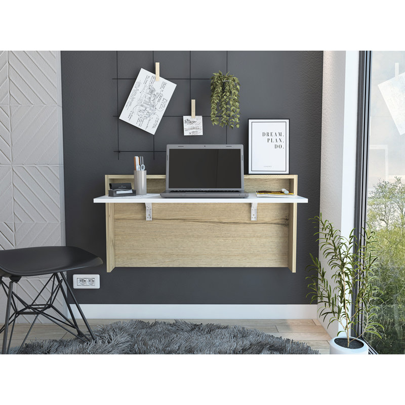 Bureau flottant rectangulaire