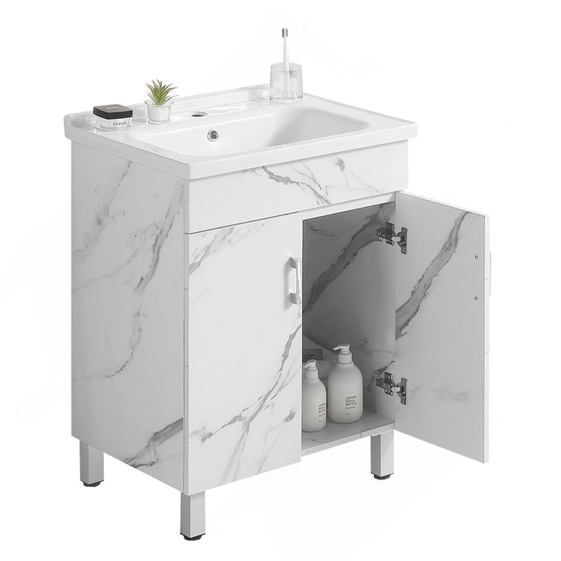 Bathroom Vanity,White  (Without Ceramic Basin)