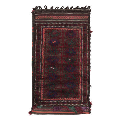 Antique One-of-a-Kind 2'2X3'11 Hand Knotted Area Rug