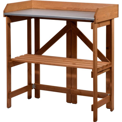 Tipton Pine Wood Potting Bench