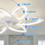 Acea 29.53'' 7 Blade Indoor Remote Ceiling Fan With Light-93063556
