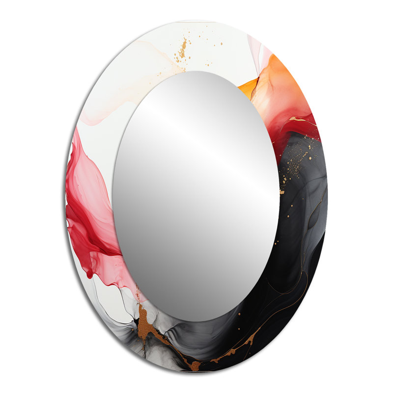Miroir mural ovale Wild Wild Promises, 40 po x 30 po