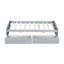Lit simple, 2 tiroirs, bois d'hévéa massif gris, fonctionnement silencieux des tiroirs, conception de lit peu encombrante gris bois, style contemporain, tiroirs coulissants lisses-1420618653