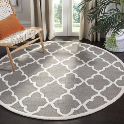 Cannen Hand Tufted Wool Geometric Rug
