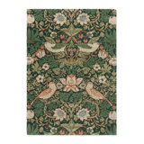 Hand Tufted Wool Area Rug in Forest