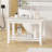 Bamboo Shower Bench Seat with Storage Shelf-710038387