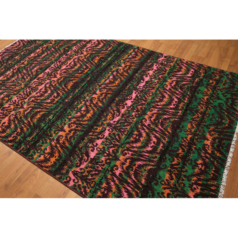 Wool Ikat Indoor Rug