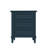 Blue Nightstand with Three Drawers, Fully Assembled-863231360